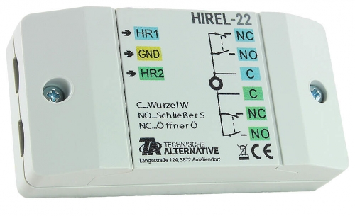 Technische Alternative HIREL22 Relaismodul mit Gehäuse